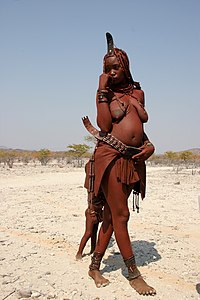 A Himba woman in Namibia