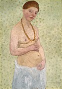 Paula Moderson-Becker - Selbstbildnis am 6 Hochzeitstag (1906)