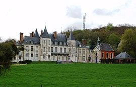 The castle Château d'Esneval