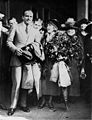 Mary Pickford with Douglas Fairbanks, 1915