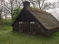 Dutch peat house in an open air museum.