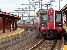 A train of electric railcars