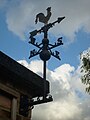 A traditional cast iron Weather vane.