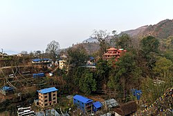 View of Maratika-Halesi, a famous pilgrimage site