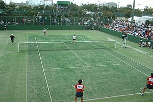 2003全日本ソフトテニス選手権女子決勝 水上・熊谷 vs 逢野・濱中