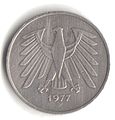 Bundesadler auf der 5-DM-Münze