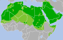Verspreiding van Arabies