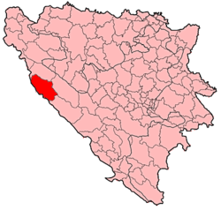 Розташування Босансько-Грахово