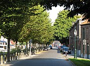 Het zuidoostelijke deel van de Predikherenrei (straat), tussen Coupurebrug en Kazernevest