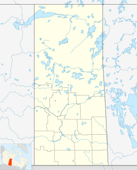 Саскатун на карти Саскачевана