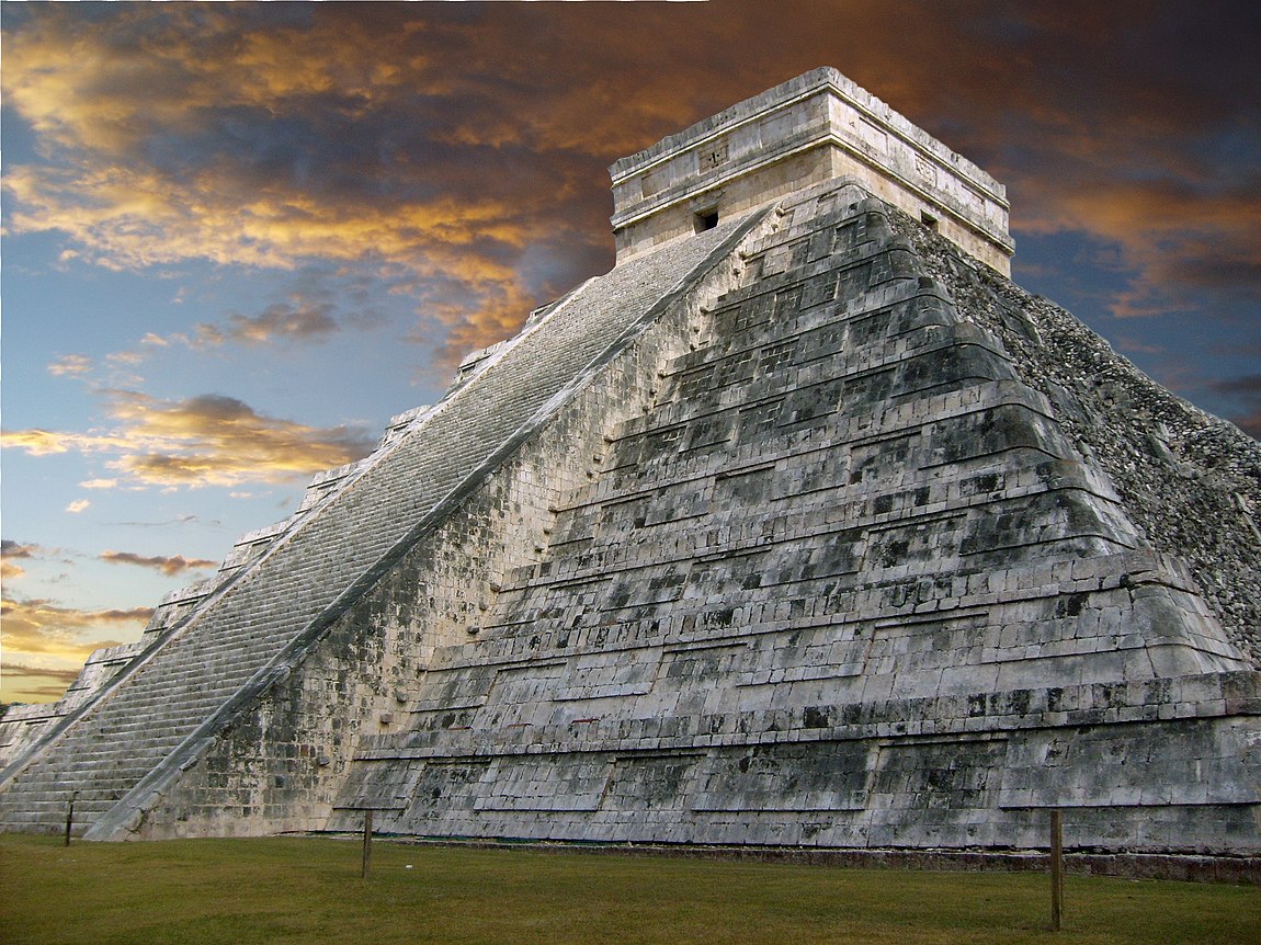 Vista panorámica de Chichen Itzá na actualidá.