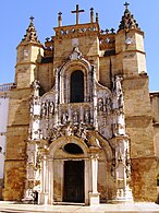 Portal del monasterio de Santa Cruz de Coimbra (1522-1526) Diogo de Castilho y Nicolau de Chanterenne.