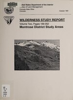 Thumbnail for File:Colorado wilderness study report (volume 2) (IA coloradowilderne02unse).pdf