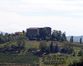 Veduta del castello di Burio