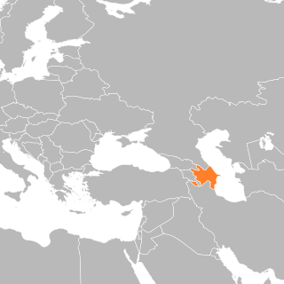 Aserbaidschan in Europa un Asien