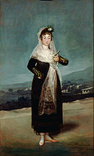 Francisco de Goya, Portrait de la marquise de Santiago, 1804.