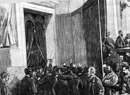 Entrada de las tropas del general Pavía en el Congreso, 3 de enero de 1874