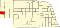 State map highlighting Banner County