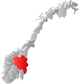 Location of Innlandet