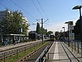 Deutsch: Haltestelle am U-Bahnhof Osloer Straße English: Tram stop at subway station Osloer Straße