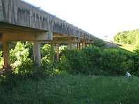 FM 2919 bridge over the San Bernard River