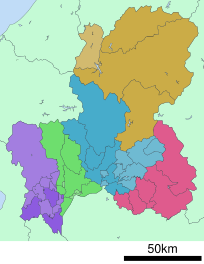 Regionaleinteilung der Präfektur