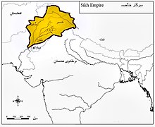 رنجیت سنگھ ویلے سکھ سلطنت سرخ سرحد دے اندر