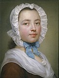 Autoretrat, Therese Concòrdia Maron, 1745, Pastel, Dresden, Gemäldegalerie.