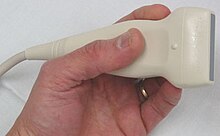 Linear ultrasound probe.