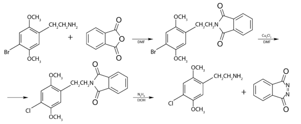 Синтез 2C-C из 2C-B.