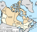 1898: Yukon Territory formed, Quebec expanded