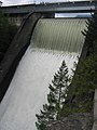 Cleveland Dam from the front, North Vancouver, BC.