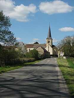 Skyline of Fleury-sur-Loire