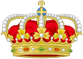 Heraldic Royal Crown of the Spanish Monarch in Navarre