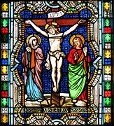 Verrière ex-voto : Passion du Christ (1867).