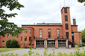 Caserne des pompiers.