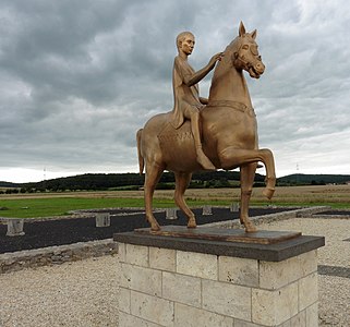 Waldgirmes Reiterstatue Römisches Forum