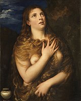 Magdalena penitente, 1533 aldean, Pitti jauregia, Florentzia