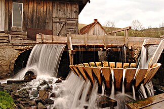 Moara de apă în Bologa