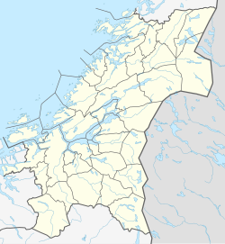 Hellandsjøen is located in Trøndelag