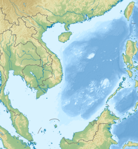 Bajo de Masinloc ubicada en Mar de la China Meridional
