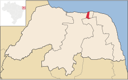 Caiçara do Norte – Mappa