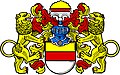 Spangenhelm beim Wappen von Münster