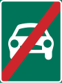 End of clearway