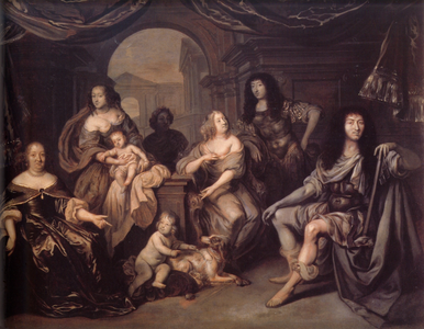 The French Royal Family, circa 1663.