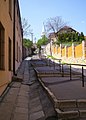 Stairs leading to the quarter