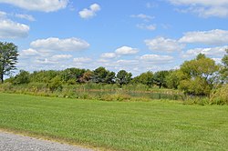 Pond near the township's western border