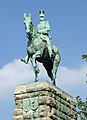 Statue at Hohenzollernbrücke, Cologne, sculpted by Louis Tuaillon