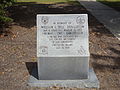 William L Donaldson marker in front of Roberta City Hall