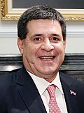 Horacio Cartes 50.º presidente de la República del Paraguay (2013-2018) 67 años